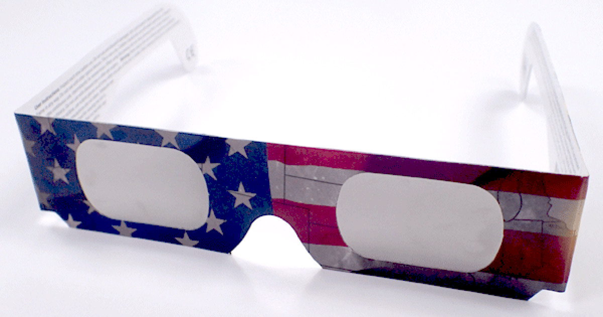Eclipse glasses How are they made? Microtrace